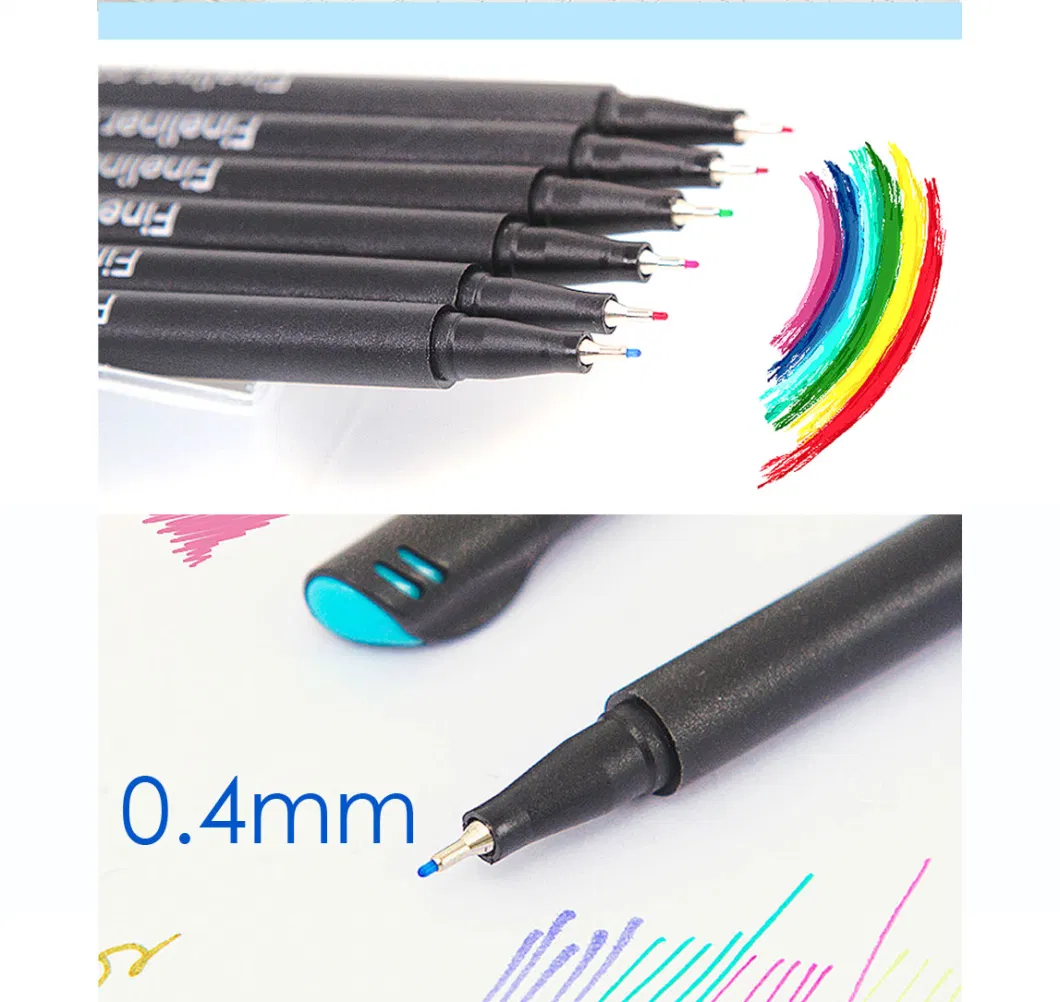 Foska Art Drawing Fineliner Color Marker Pens