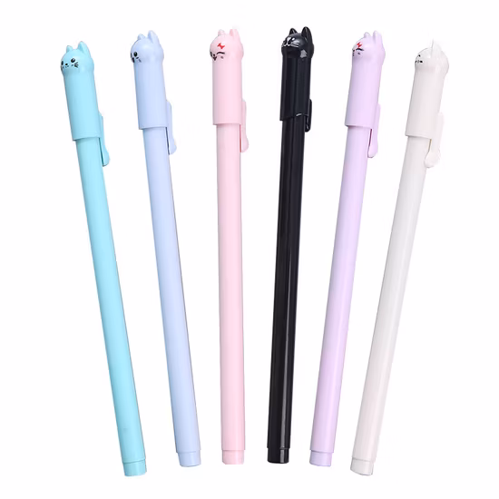 Рекламные креативные цветные пластиковые гелевые чернила 0,5 мм для студентов