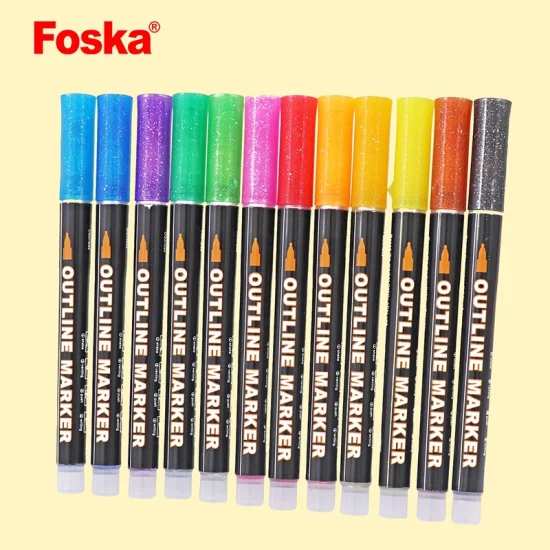Foska Art Drawing Outline Fineliner Цветные маркеры